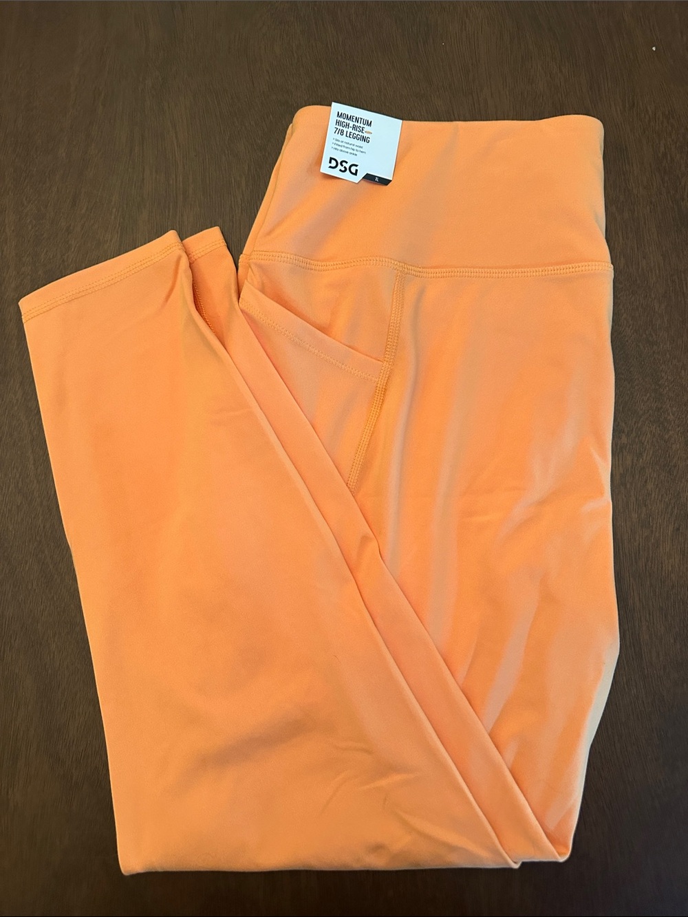 DSG Peach High Waist Leggings with Side Pocket